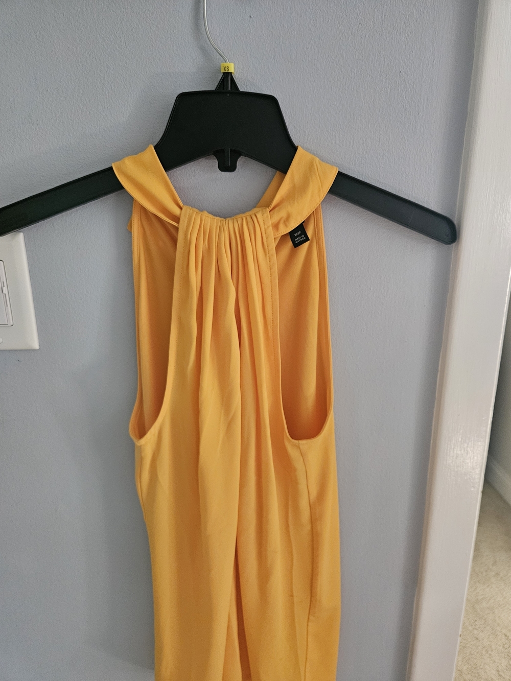 Ann Taylor Yellow Halter Tank Top